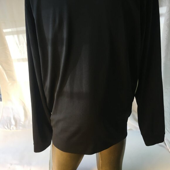 Nike Dri-Fit Standard Fit Men's Black Active Jacket Full Zip Size L Strech Knit - Picture 6 of 15